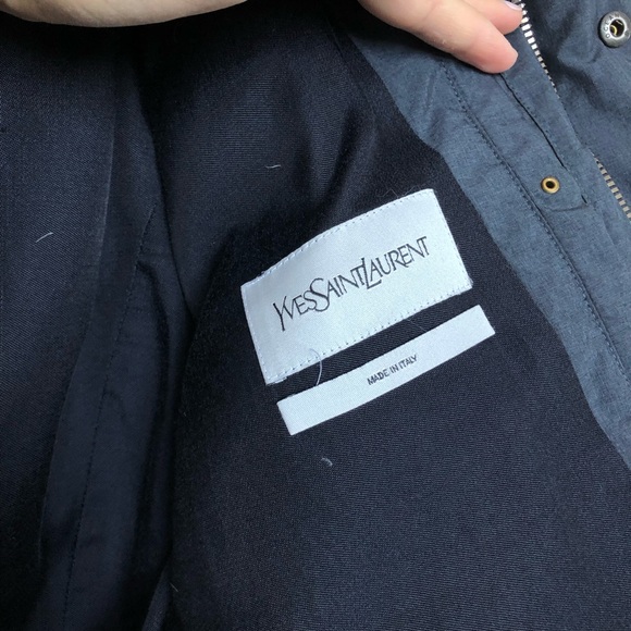 Yves Saint Laurent bomber puffer down jacket mens - Picture 2 of 7